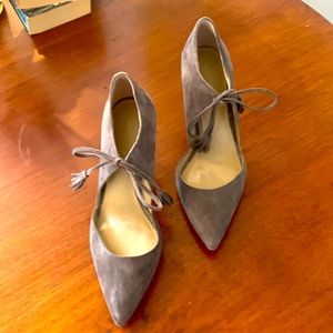 Gray suede Ann Taylor 6.5